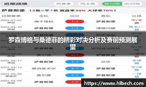 罗森博格与桑德菲的精彩对决分析及赛前预测展望